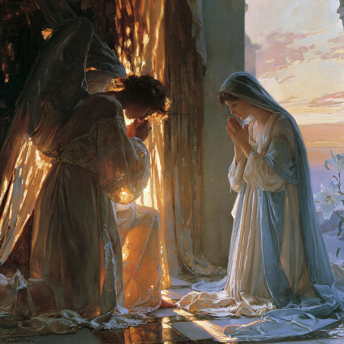 The Annunciation - The Annunciation at Dawn · Square n° 7