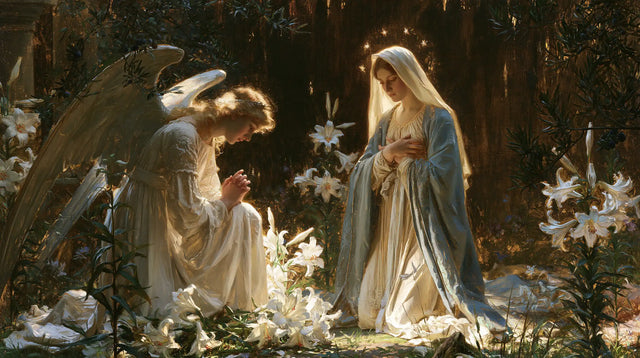 The Annunciation - The Annunciation in the Garden · Landscape n° 16
