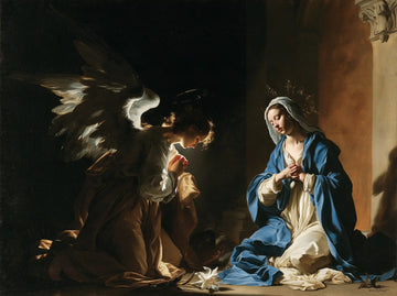 The Annunciation - Black and Gold · Landscape n° 3