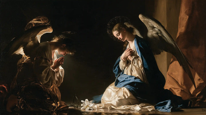 The Annunciation - Black and Gold · Landscape n° 5