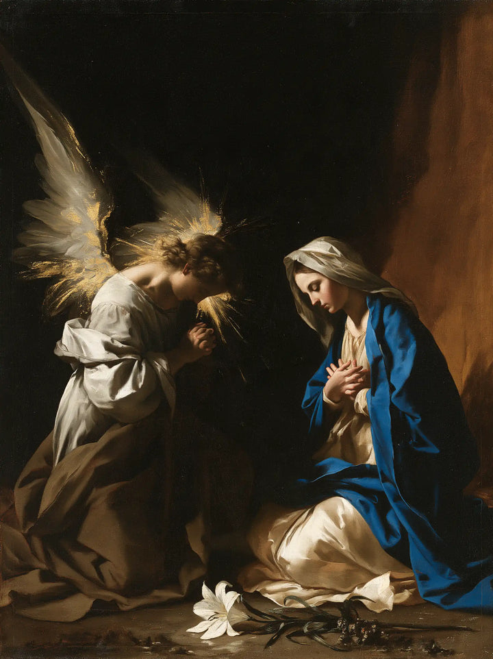 The Annunciation - Black and Gold · Portrait n° 16