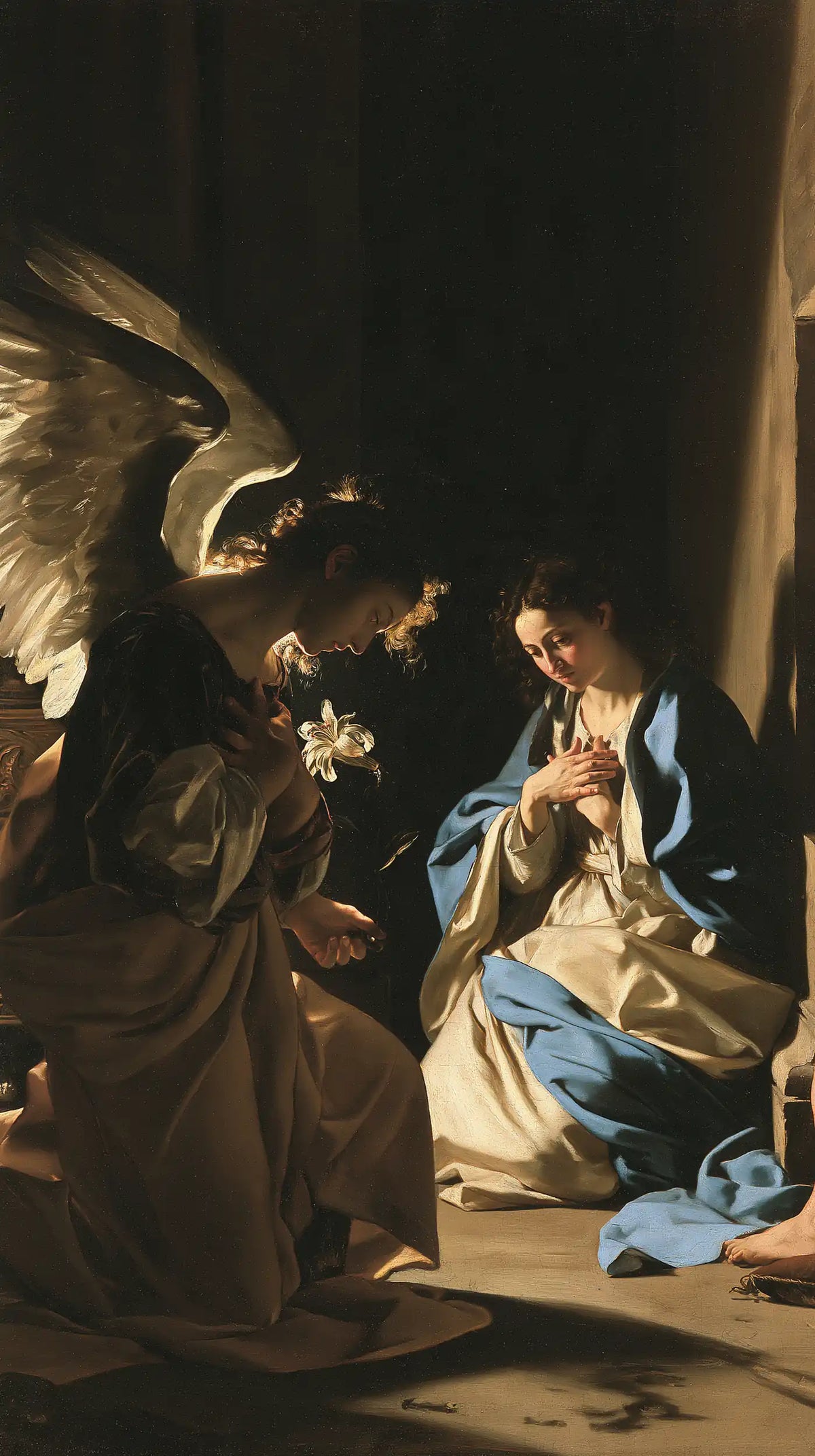 The Annunciation — The Greeting beside the Pale Step
