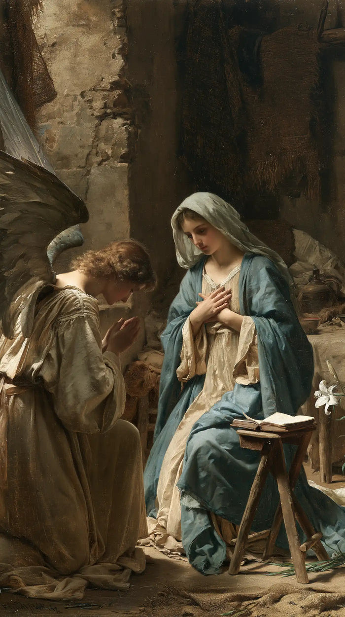 The Annunciation — Recollection beside the Small Reading Stand