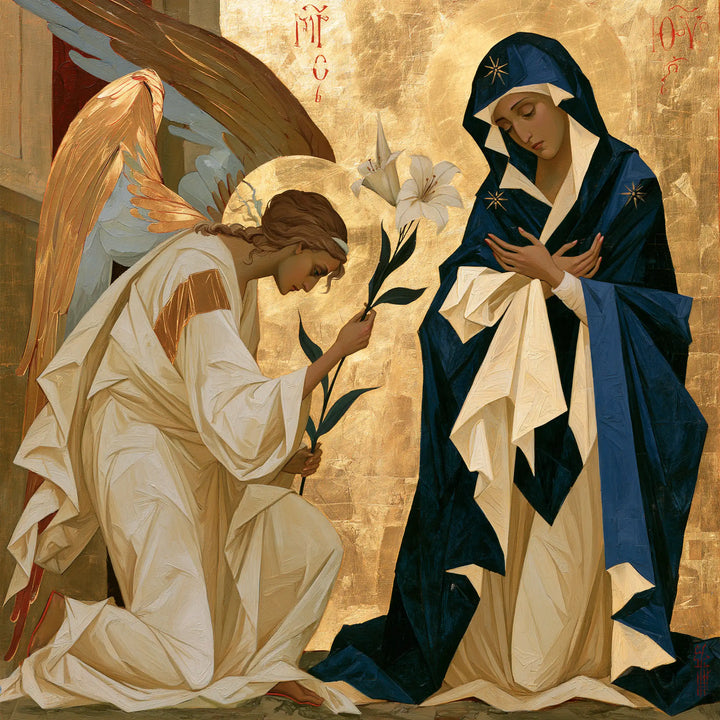 The Annunciation - Contemporary Byzantine · Square n° 5