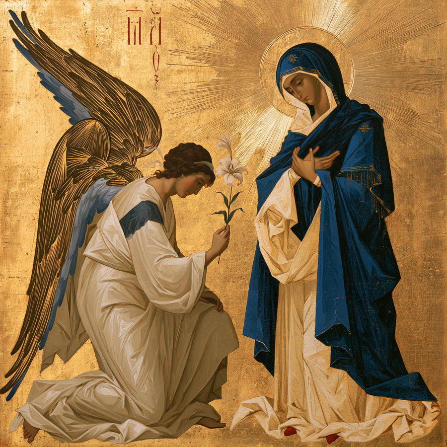 The Annunciation - Contemporary Byzantine · Square n° 8