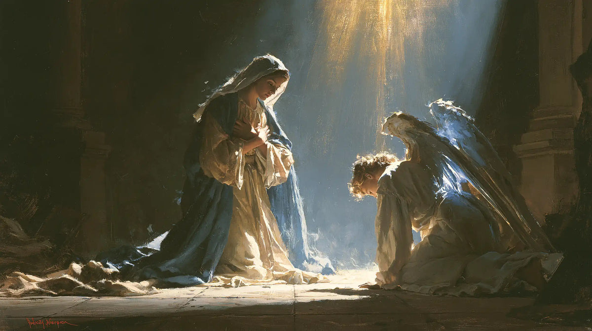The Annunciation - Divine Light Descending upon Mary · Landscape n° 14