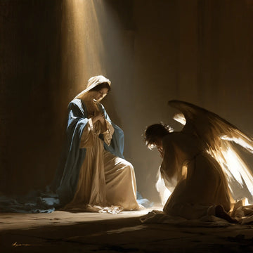 The Annunciation - Divine Light Descending upon Mary · Square n° 6