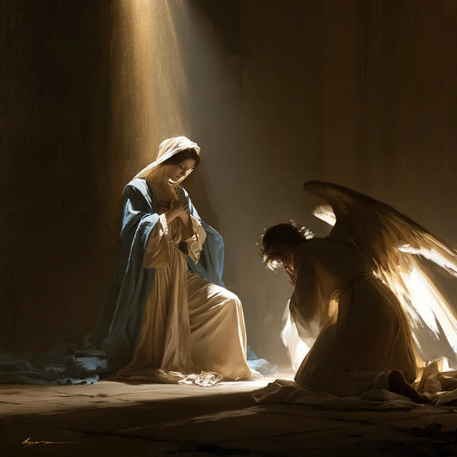 The Annunciation - Divine Light Descending upon Mary · Square n° 6