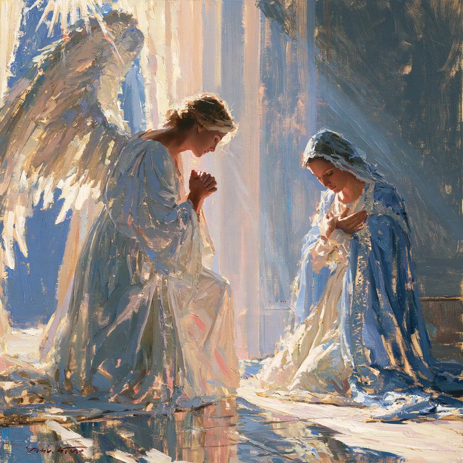 The Annunciation - Impressionist · Square n° 1