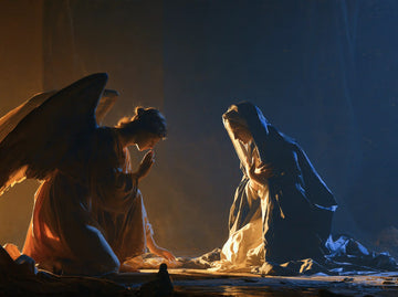 The Annunciation - Midnight Blue Chiaroscuro · Landscape n° 2