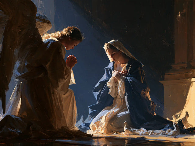 The Annunciation - Midnight Blue Chiaroscuro · Landscape n° 5