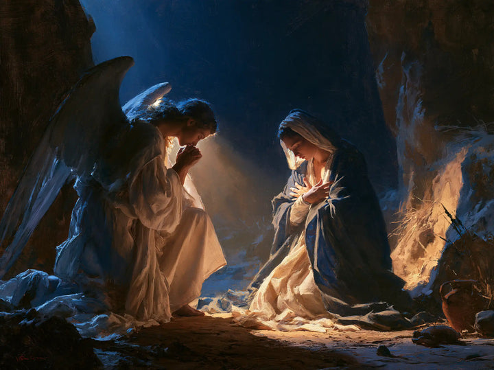 The Annunciation - Midnight Blue Chiaroscuro · Landscape n° 7