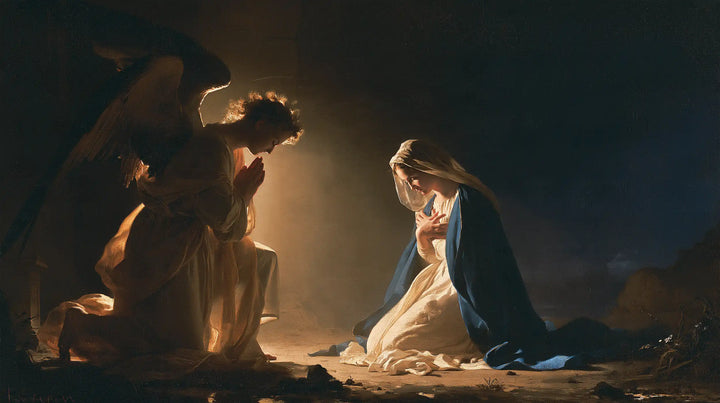 The Annunciation - Midnight Blue Chiaroscuro · Landscape n° 12