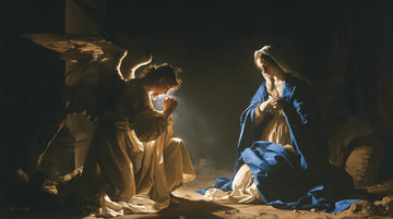 The Annunciation - Midnight Blue Chiaroscuro · Landscape n° 14
