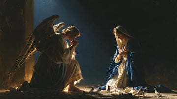 The Annunciation - Midnight Blue Chiaroscuro · Landscape n° 17