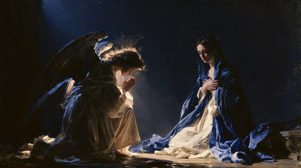 The Annunciation - Midnight Blue Chiaroscuro · Landscape n° 18