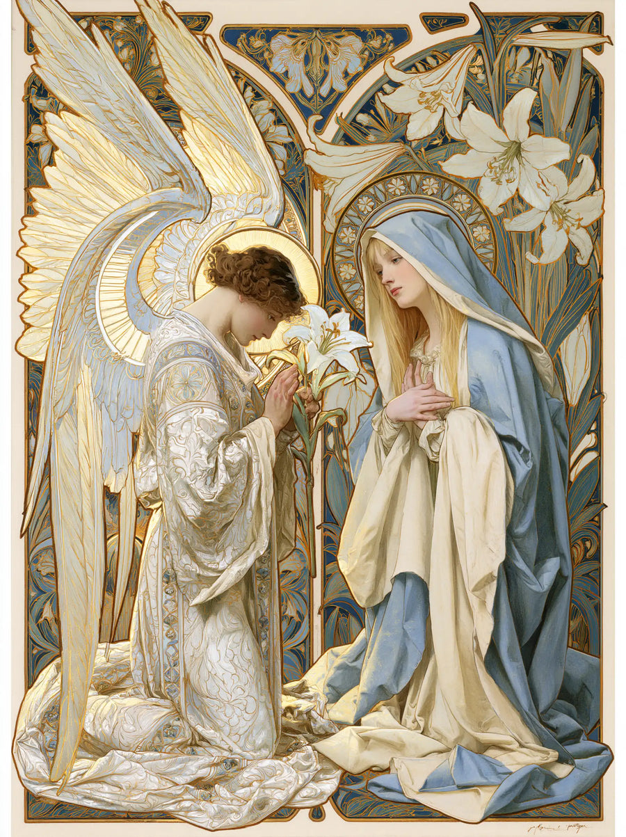 The Annunciation - Sacred Art Nouveau · Portrait n° 12