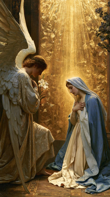 The Annunciation - Sacred Gold · Portrait n° 1
