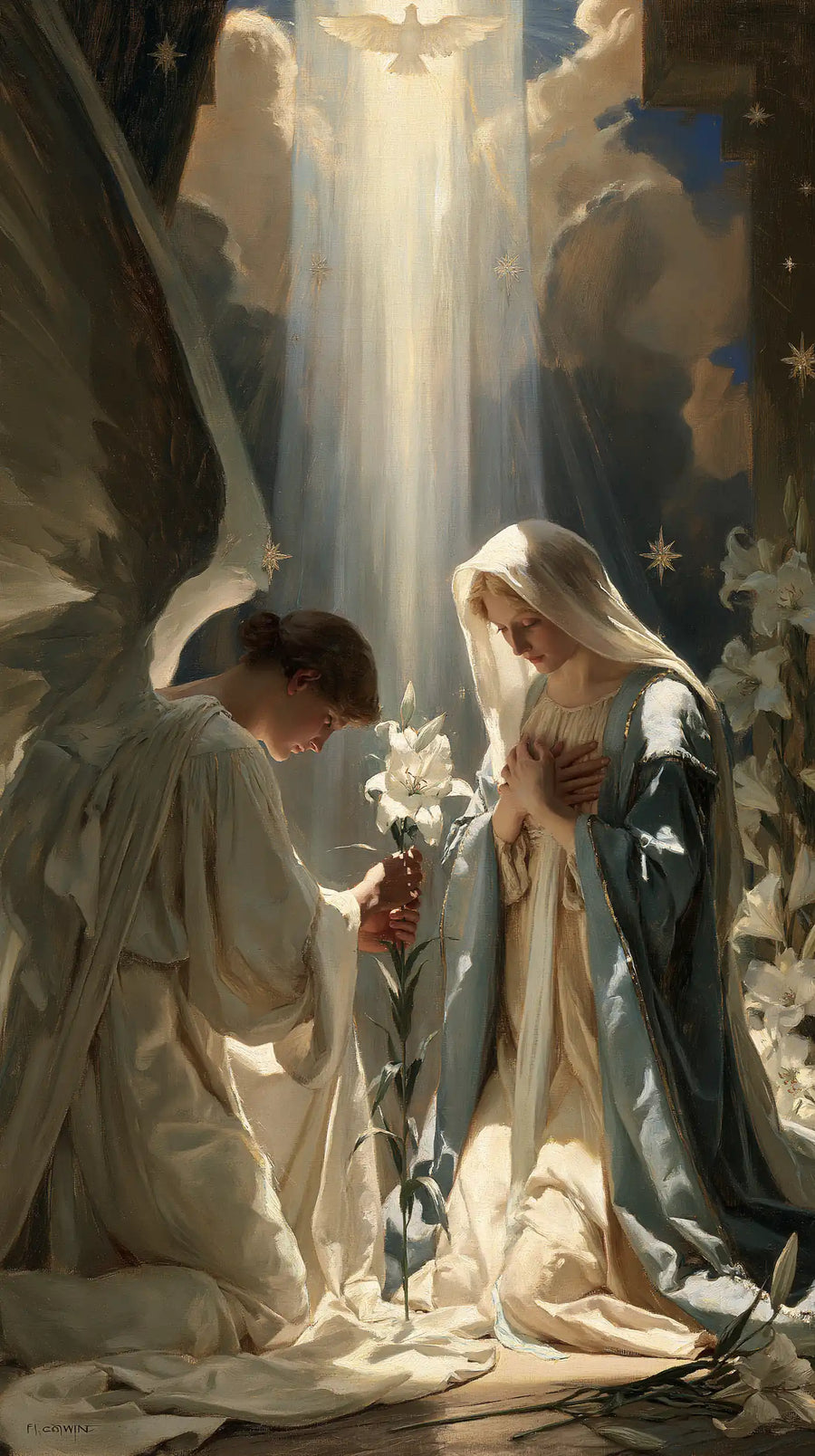 The Annunciation - Symbolist · Portrait n° 10