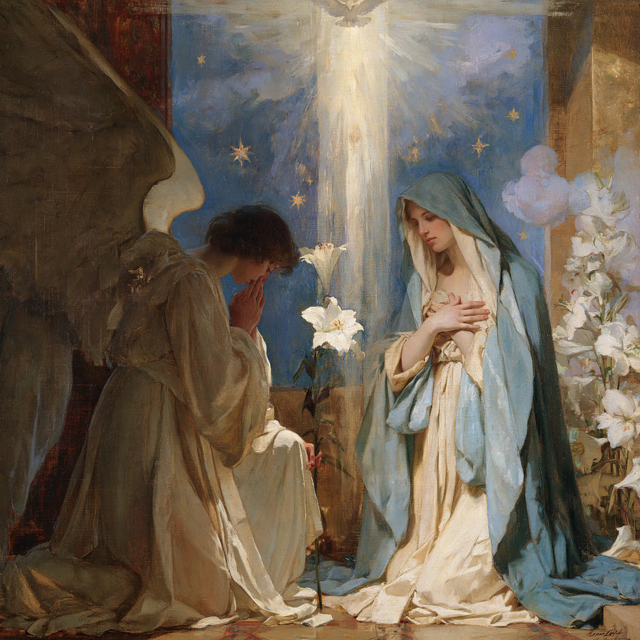 The Annunciation - Symbolist · Square n° 1