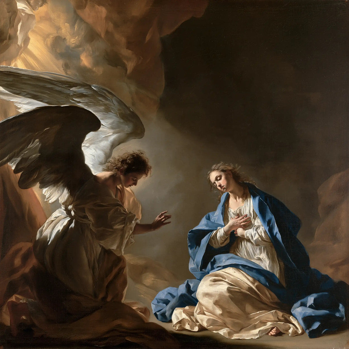 The Annunciation - Theatrical Baroque · Square n° 5