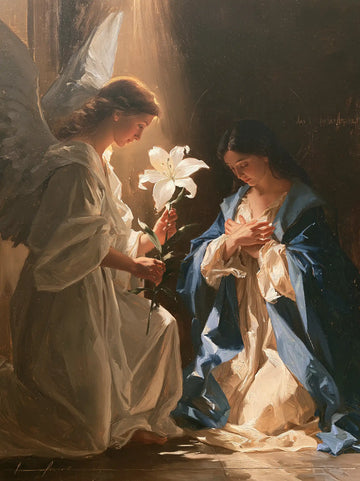 The Annunciation - The White Lily as Symbol · Portrait n° 15