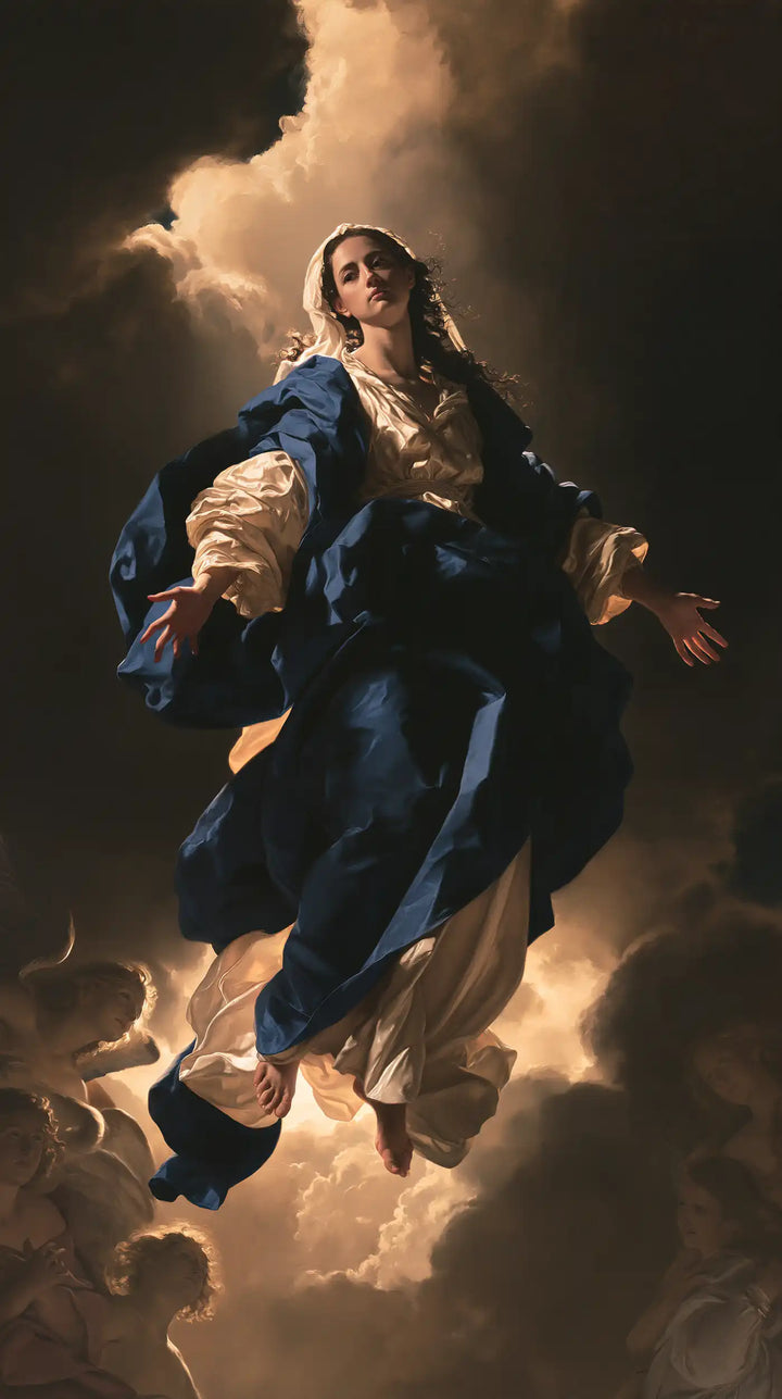 The Assumption of Mary — The Blue Breath in the Amber Rift