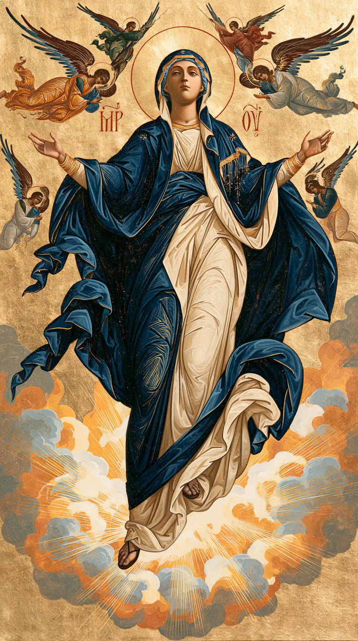 The Assumption of Mary - Contemporary Byzantine · Portrait n° 2
