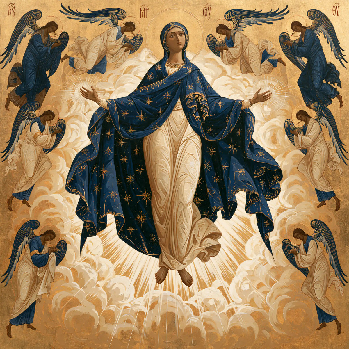 The Assumption of Mary — The Blue Sanctuary of Stars