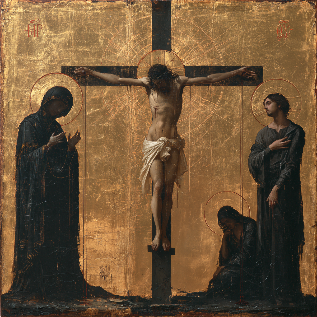 The Crucifixion - Contemporary Byzantine · Square n° 3