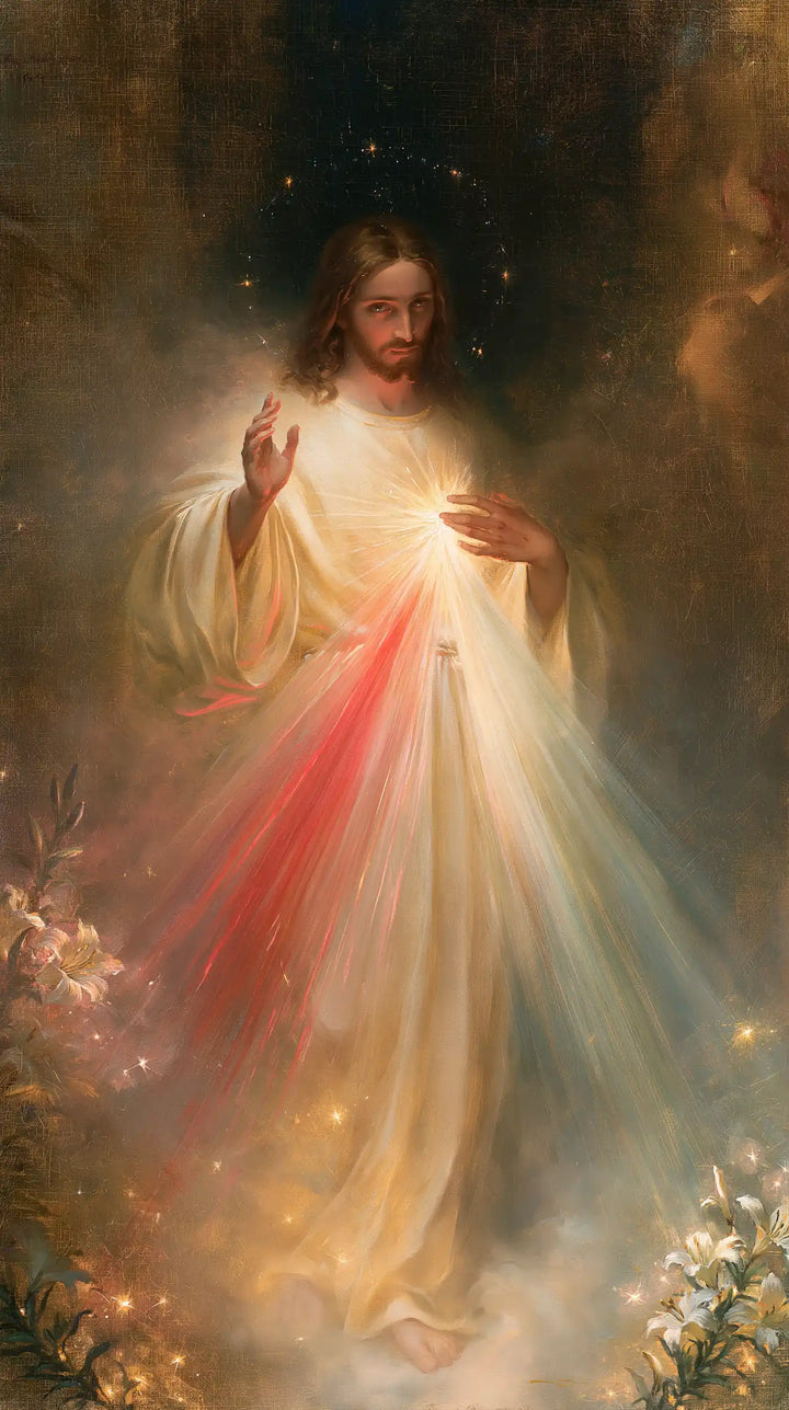 Divine Mercy Jesus - Symbolist · Portrait n° 2
