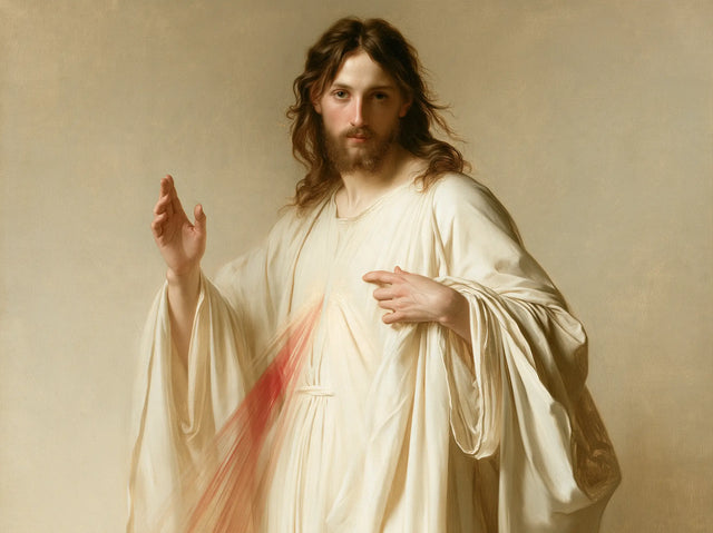 Divine Mercy Jesus – Ivory Benediction