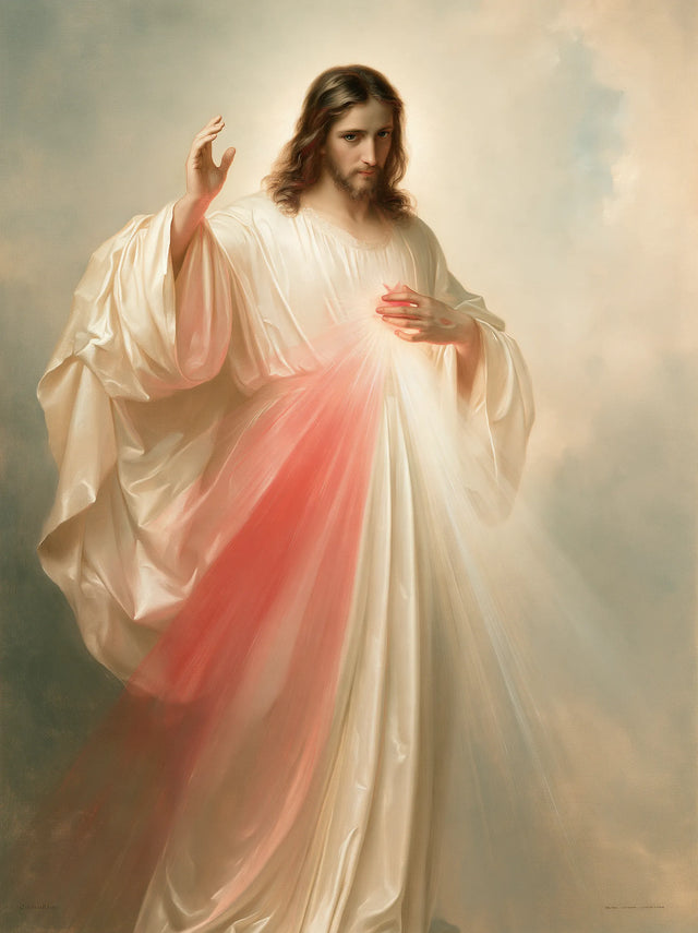 Divine Mercy Jesus – Vision in the Mist