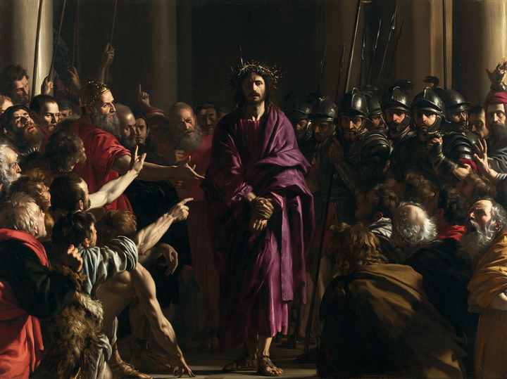 Ecce Homo — Bound Wrists Before the Human Wave