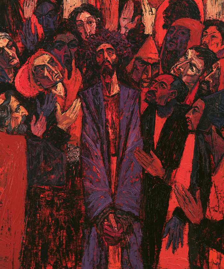 Ecce Homo — The Captive Among Disjointed Gazes