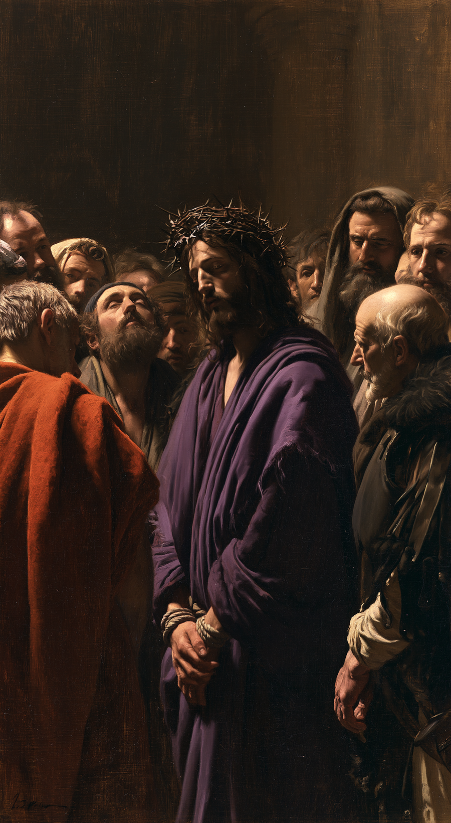 Ecce Homo - Sacred silence · Portrait n° 7