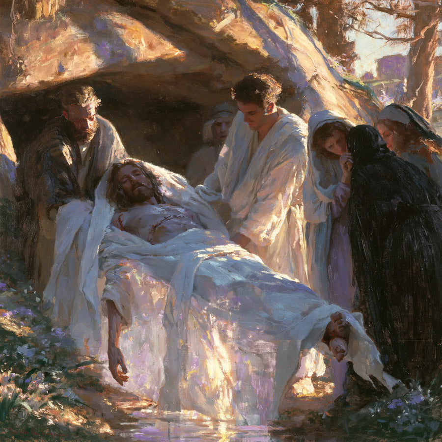 The Entombment of Jesus Christ — The Mauve Reflections of the Shroud