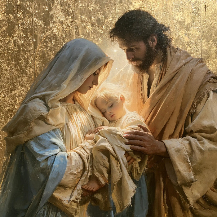 The Holy Family - Sacred Gold · Square n° 8