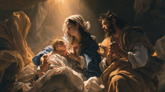 The Holy Family — The Prayer in the Fold of Light