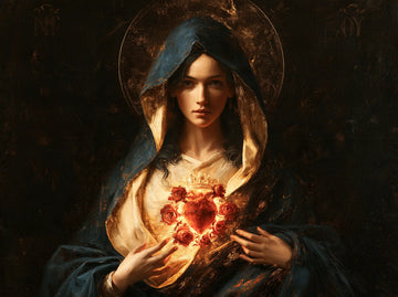 Immaculate Heart of Mary - Black and Gold · Landscape n° 3