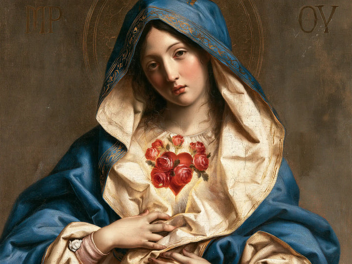 The Immaculate Heart of Mary — The Heart’s Bouquet Beneath the Tender Gaze