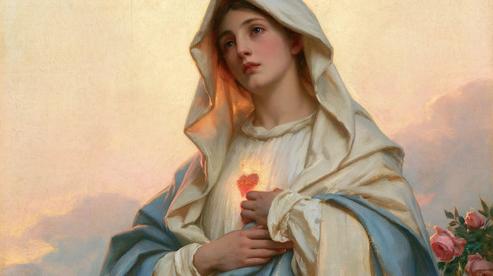 The Immaculate Heart of Mary — The Heart Sheltered in an Evening Fold