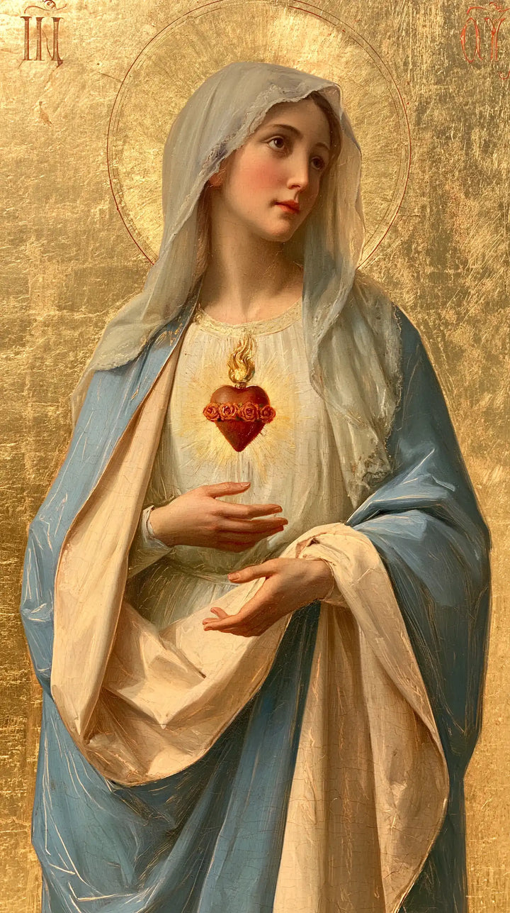 The Immaculate Heart of Mary — The Pale Palm Beneath the Distant Gaze