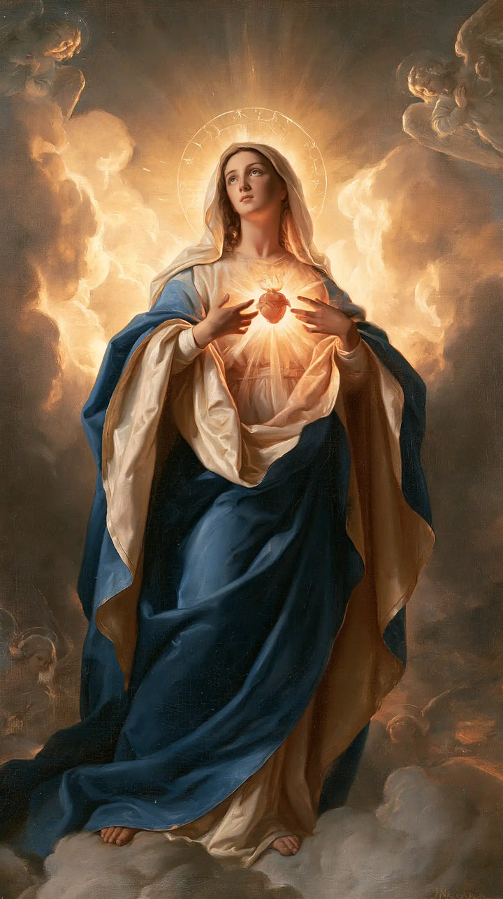 The Immaculate Heart of Mary — The Heart Watched Over by Both Hands