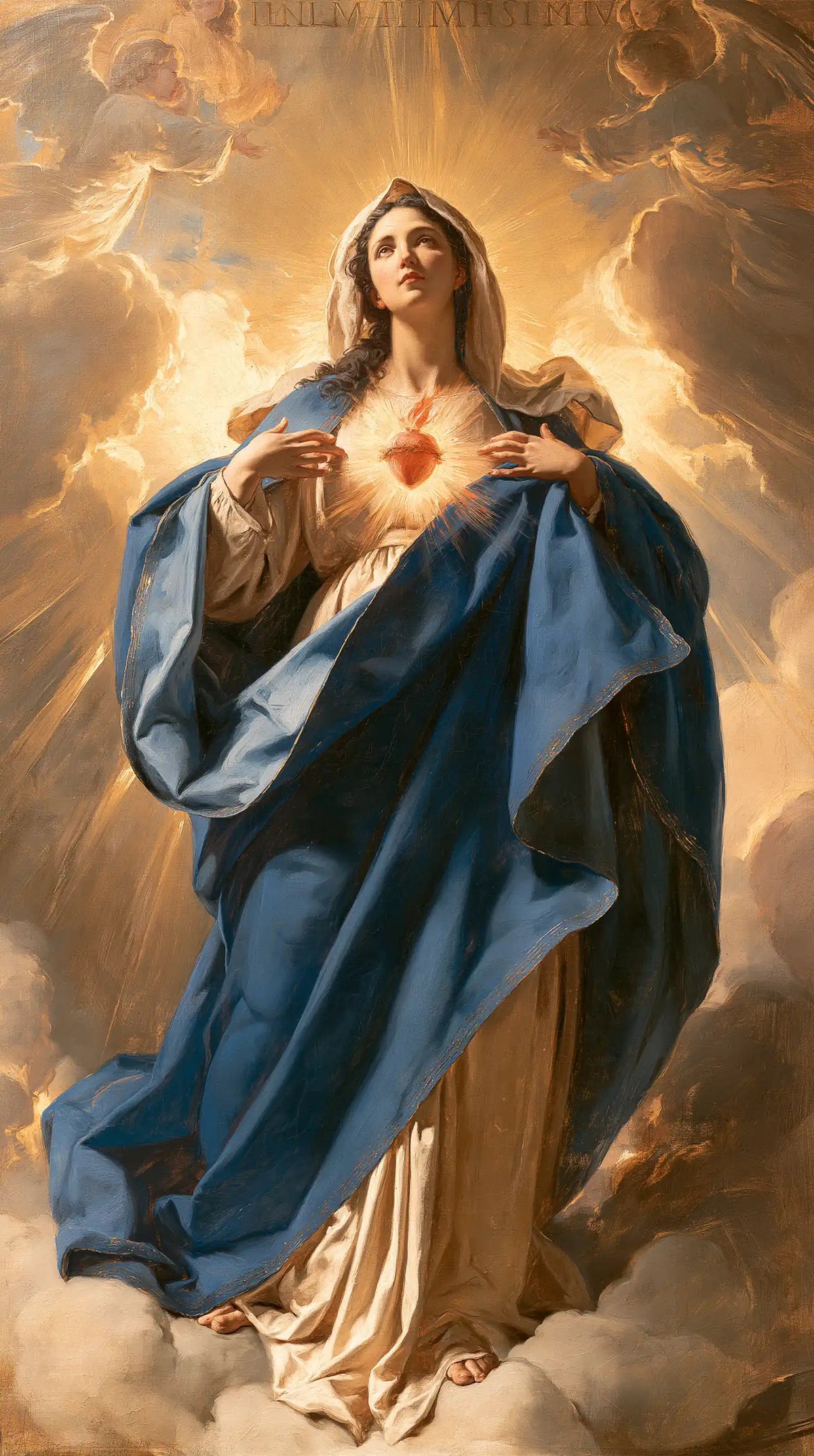 The Immaculate Heart of Mary — The Heart’s Fire and the Azure Cascade