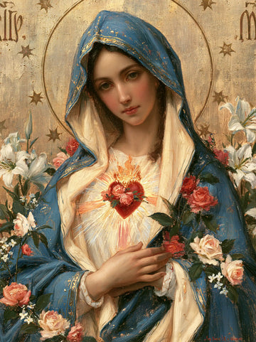 Immaculate Heart of Mary - Symbolist · Portrait n° 13