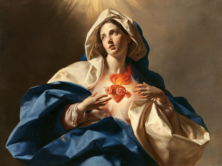 The Immaculate Heart of Mary — Both Hands Turned Toward the Ember