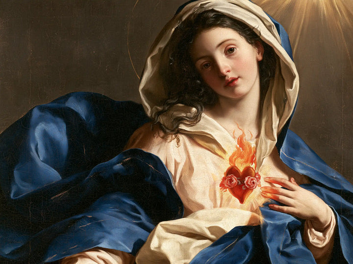 The Immaculate Heart of Mary — The Burning Heart and the Great Azure Fold