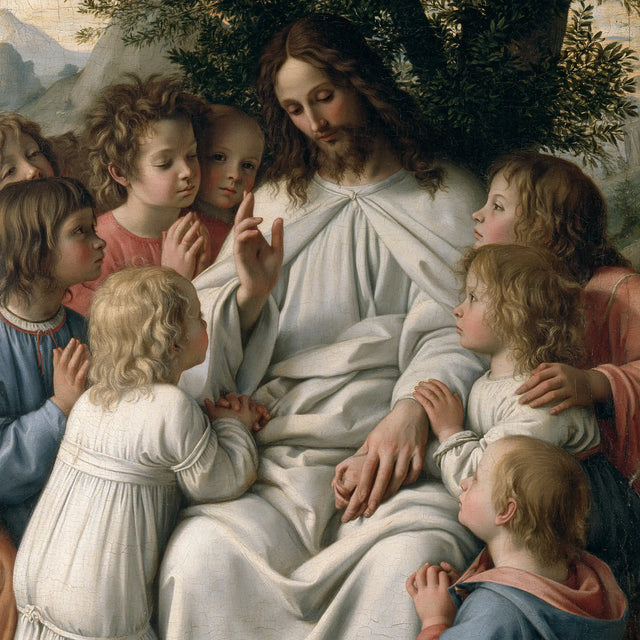 Jesus and the Children — The Fair Brow before the Raised Hand
