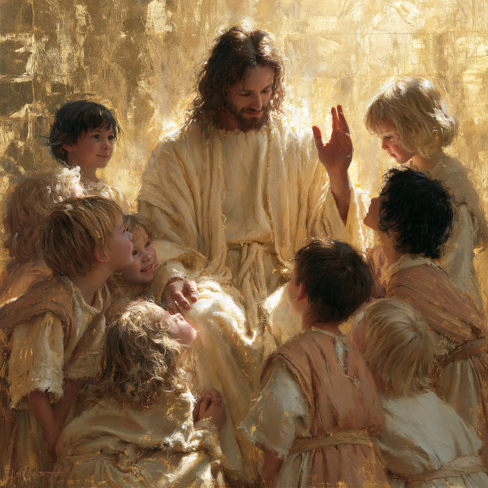Jesus and the Children — The Little Presence upon the Knees